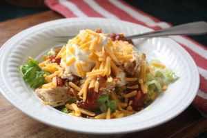 chicken taco salad without the taco